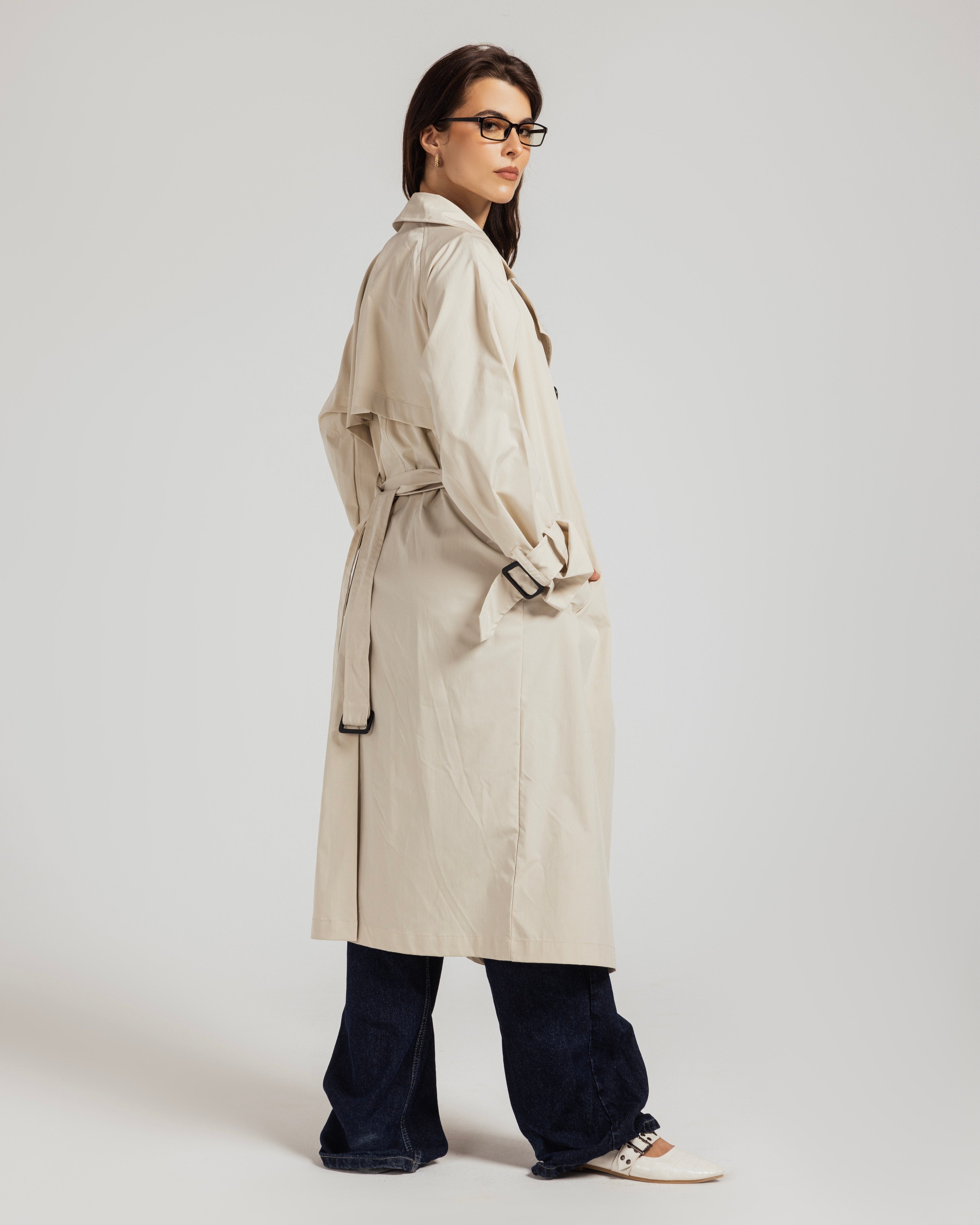 Maxi Length Trench Coat
