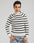 Striped Turtleneck Pullover