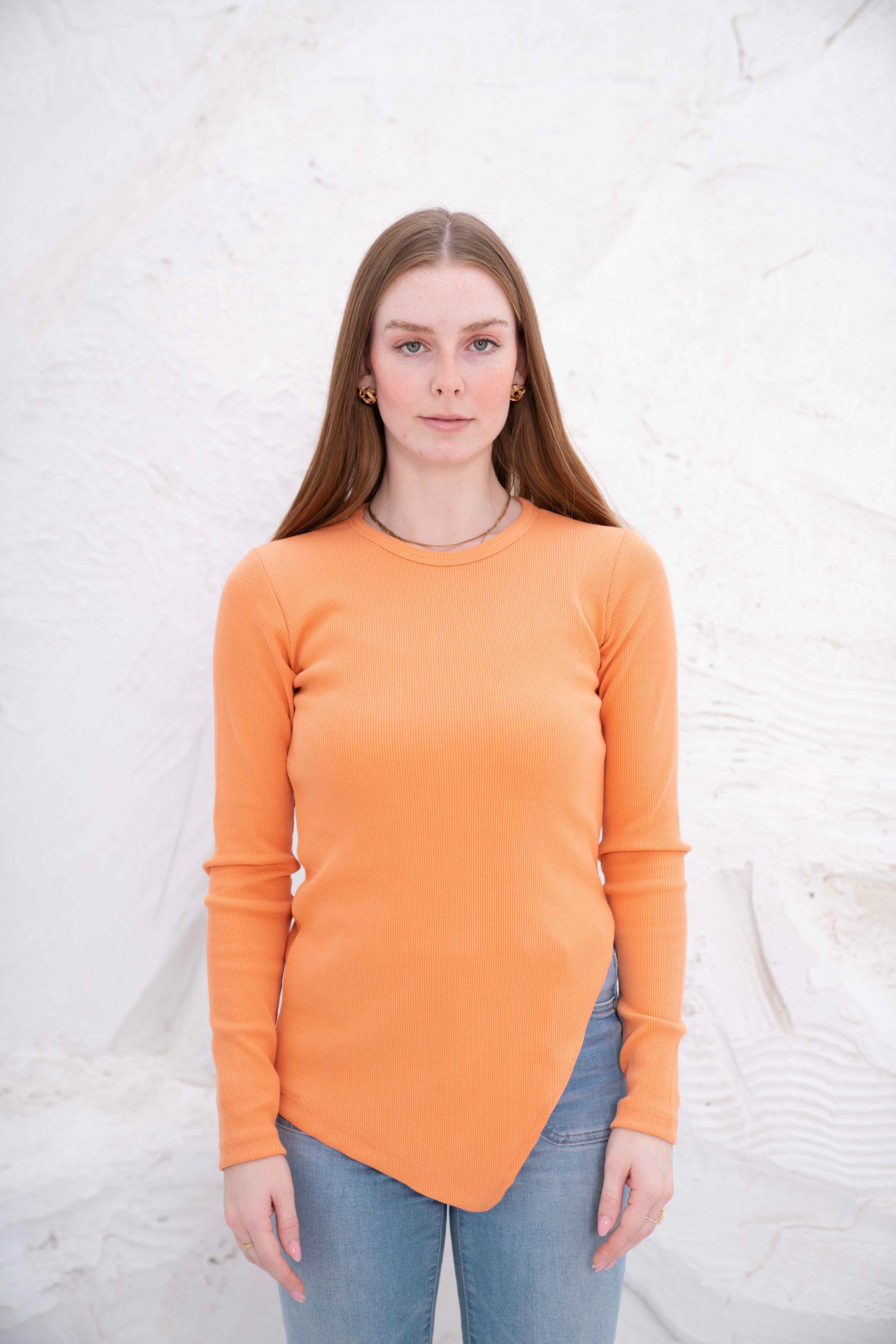 Gumus LongSleeve V Cut Pure Cotton Top