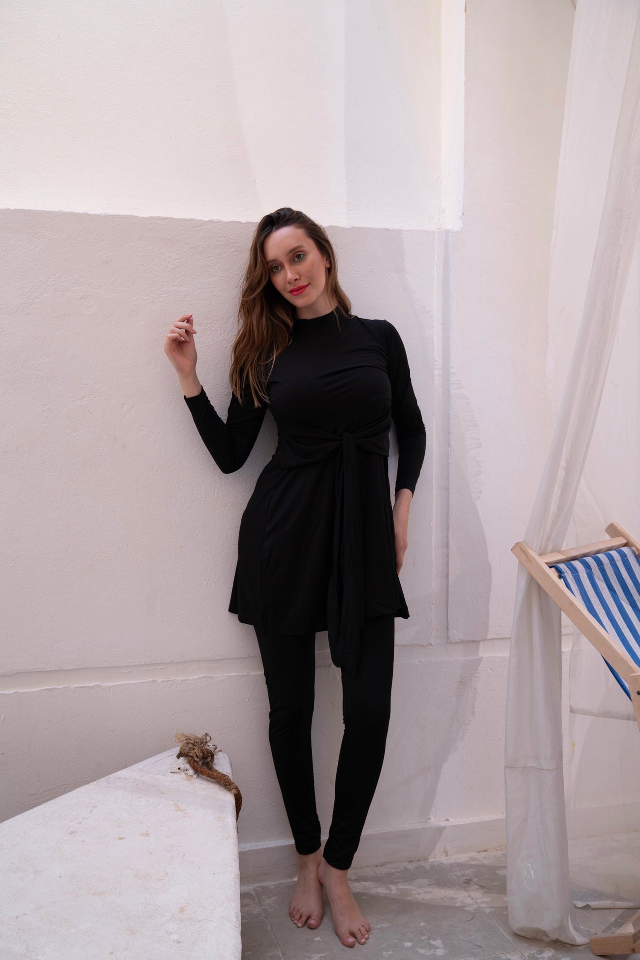 Elegant Noir Gumus Swimsuit by Gumus — view 2