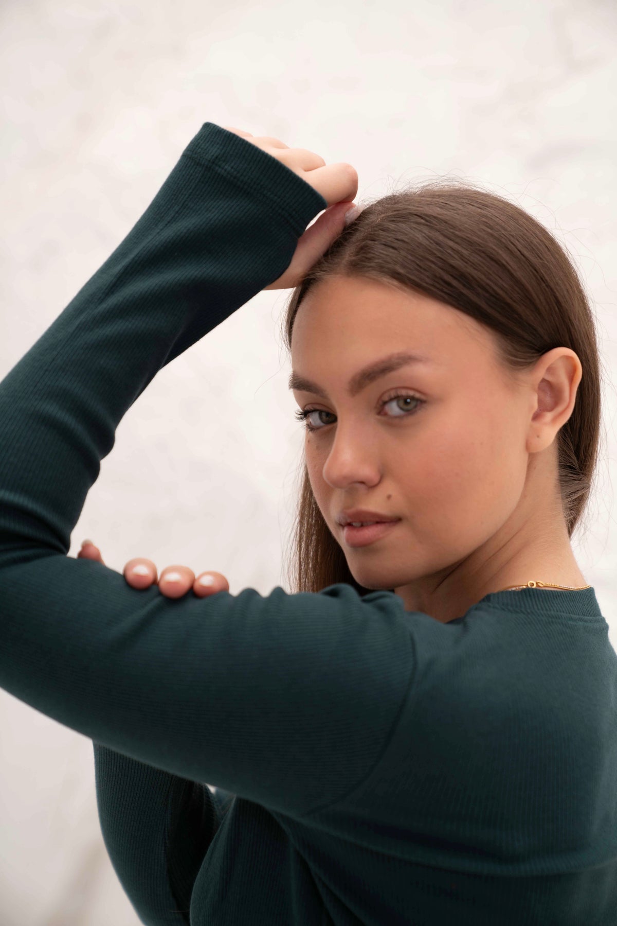 Striped Cotton Basic Top - Long Sleeve by Gumus — view 23
