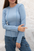 Elegant SlimFit Ribbed Seamline Long Sleeve Top