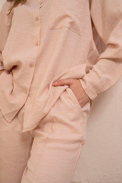 Image of Gumus Linen Beige Suit