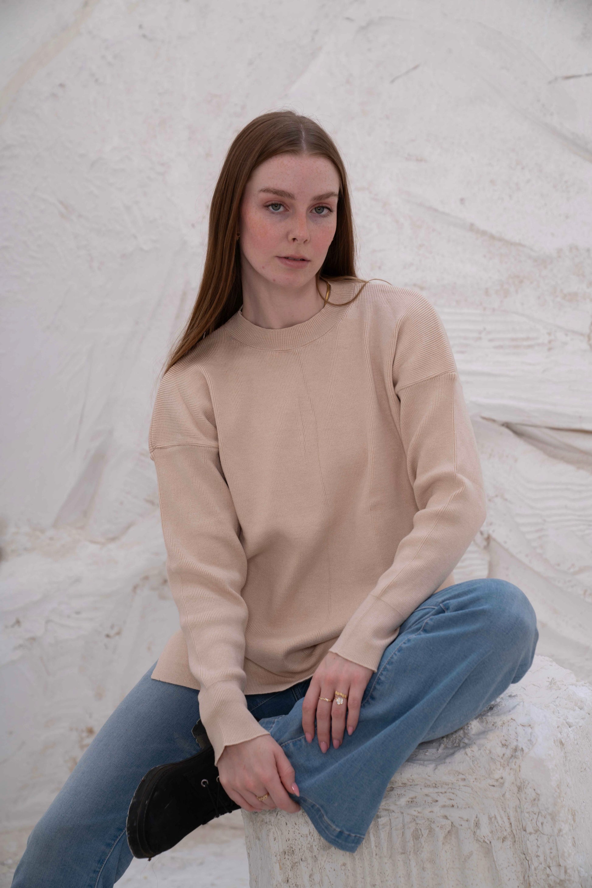 Gumus Women's Oversized Knit Pullover