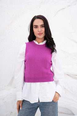 Image of Knitted Women’s Sleeveless Vest