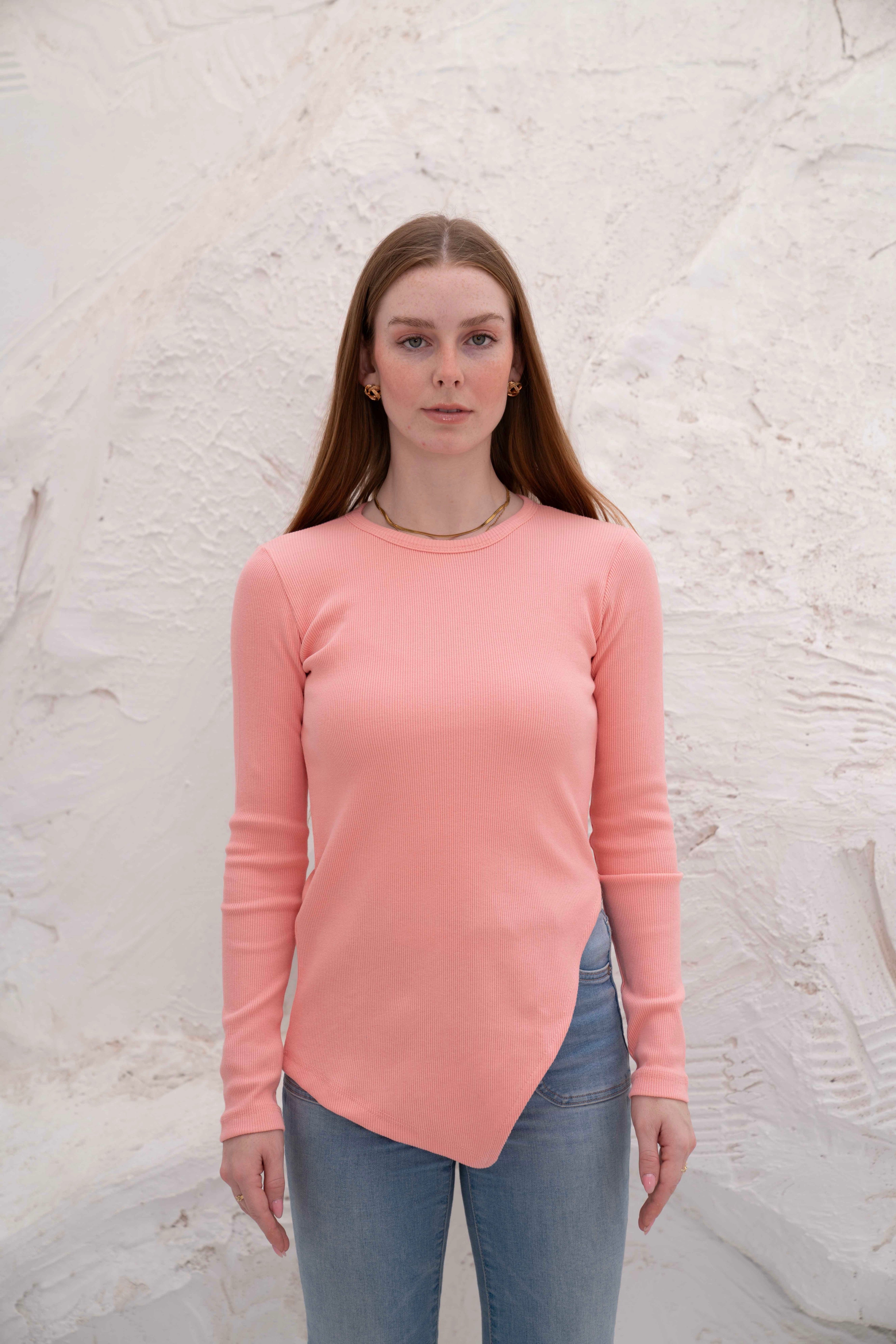 Gumus LongSleeve V Cut Pure Cotton Top