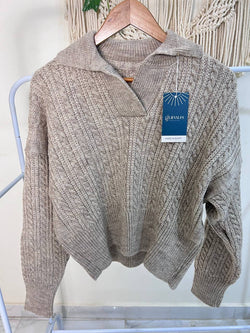 Image of Gumus Patterned Wool Pullover