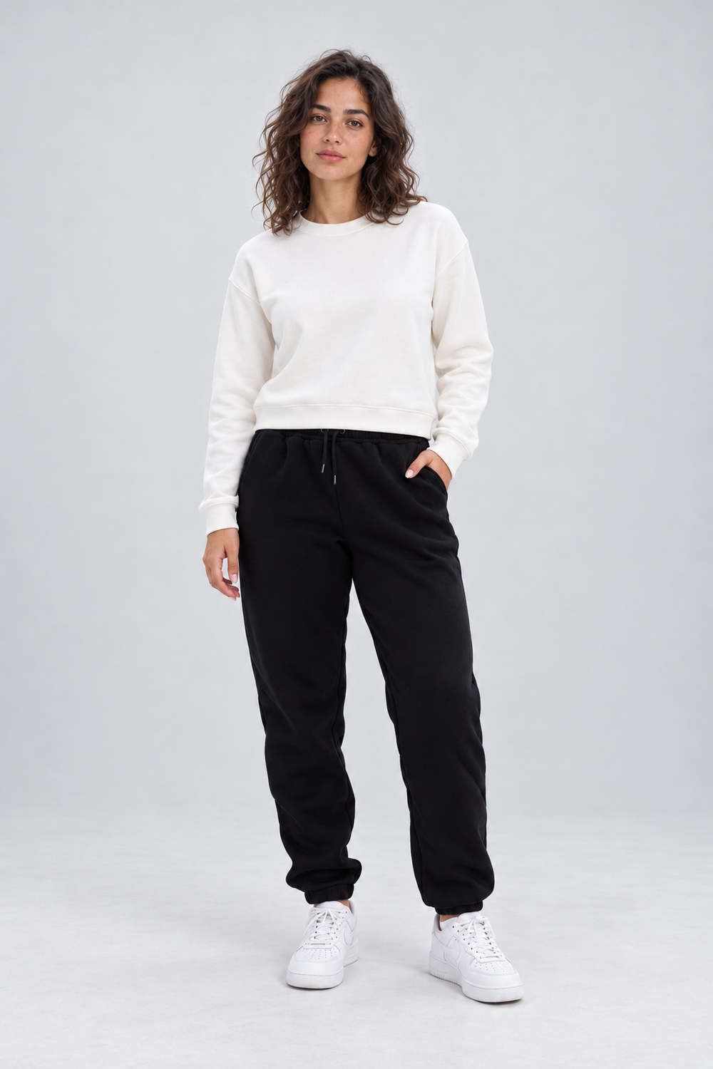 Black - Full length standing