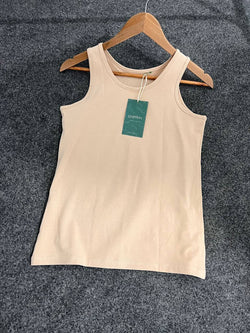 Image of Gumus Summer Sleeveless Pure Cotton Top