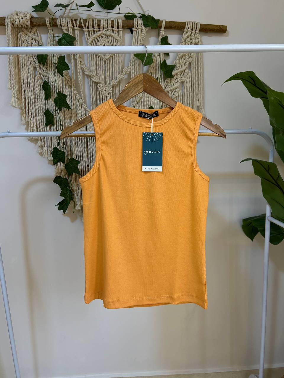 Gumus 100% Pure Cotton Sleeveless Top for Women