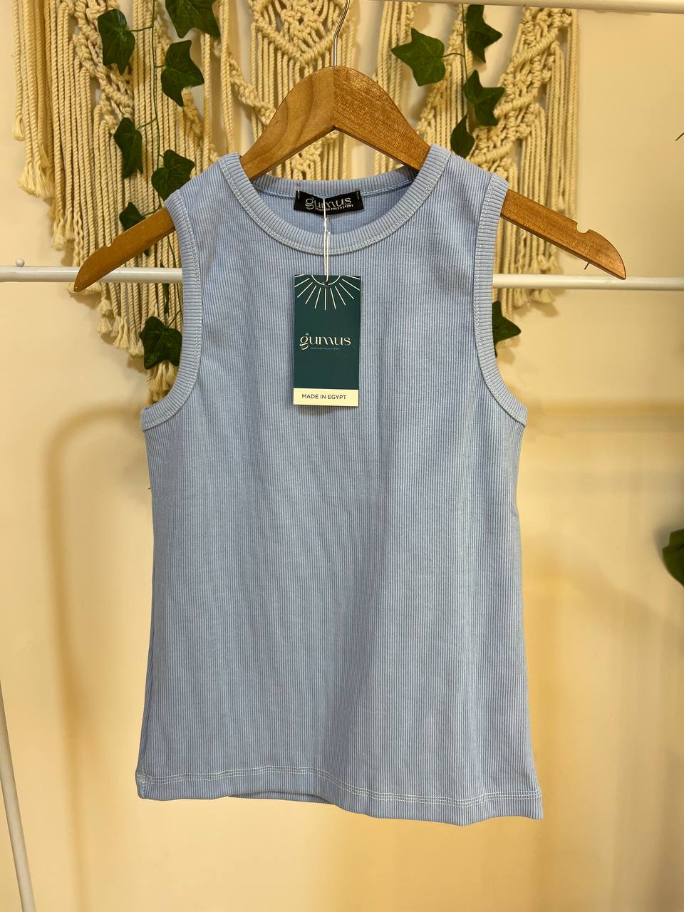 Gumus 100% Pure Cotton Sleeveless Top for Women