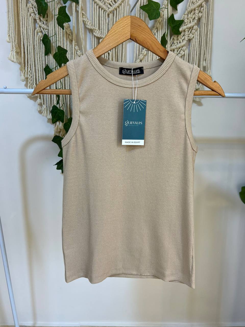 Gumus 100% Pure Cotton Sleeveless Top for Women