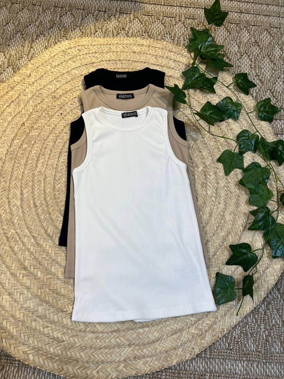 Gumus 100% Pure Cotton Sleeveless Top for Women