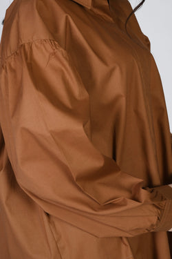 Image of Brown Basic Chemise