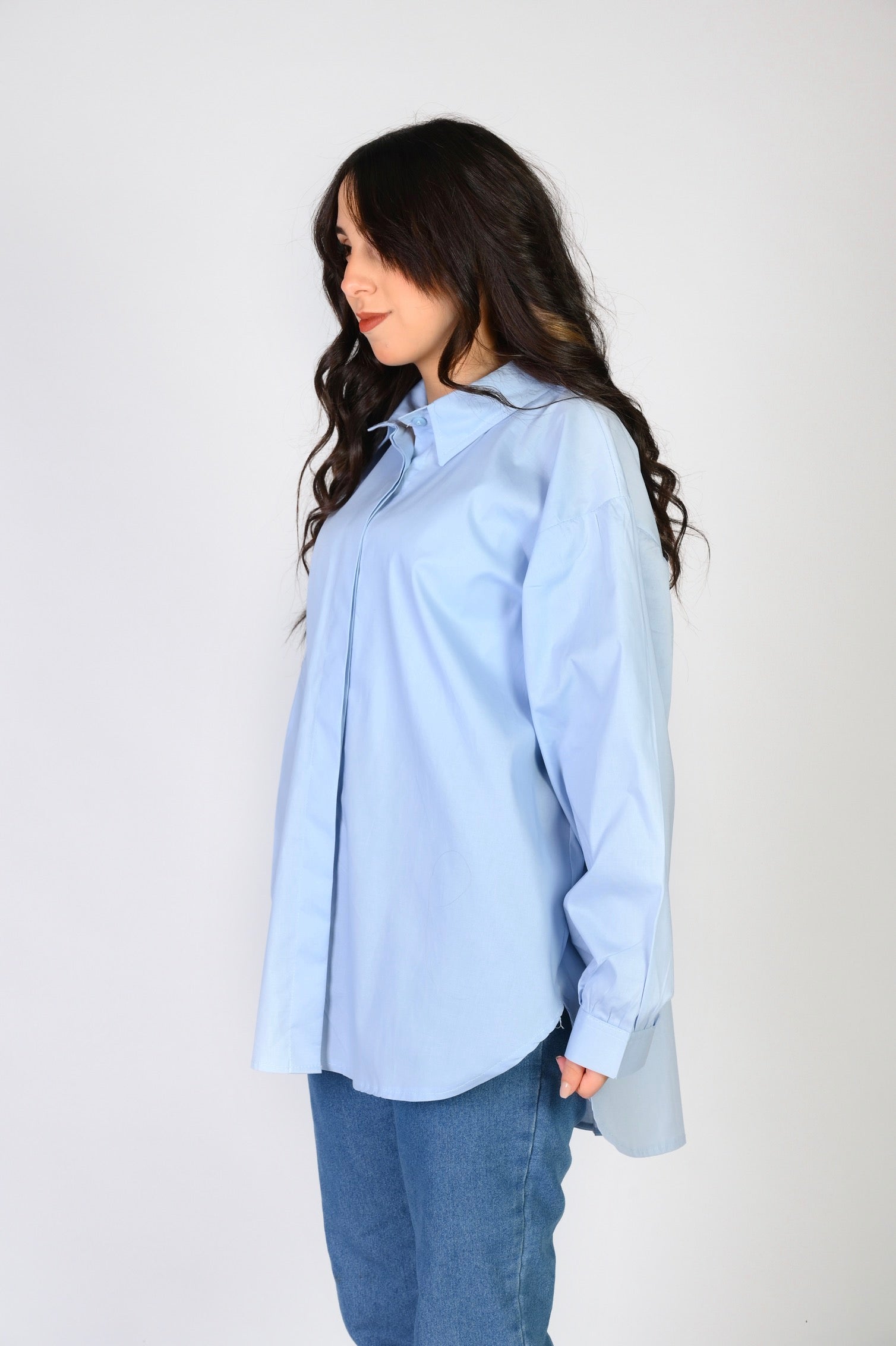 Baby Blue Basic Chemise