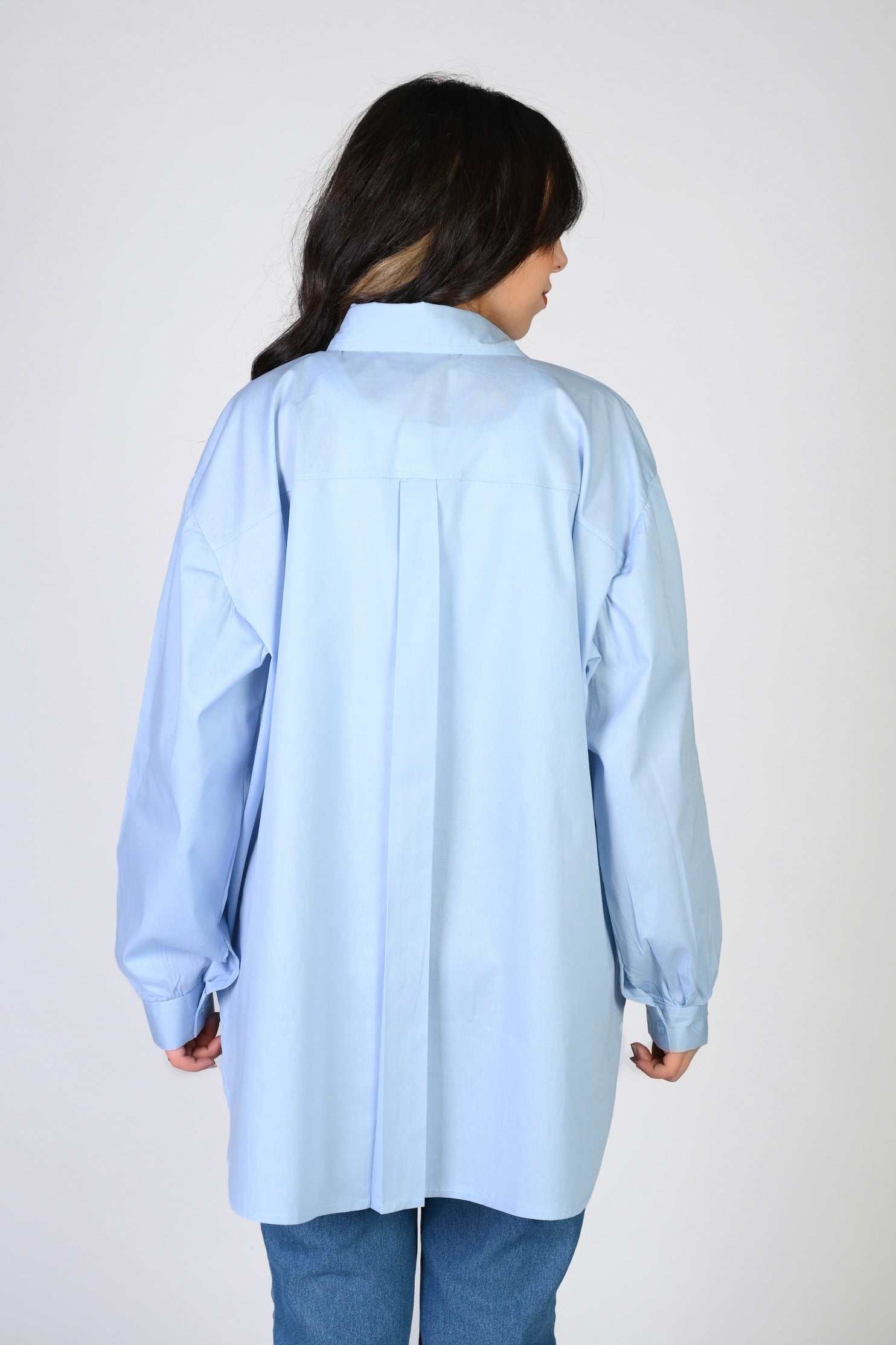 Baby Blue Basic Chemise