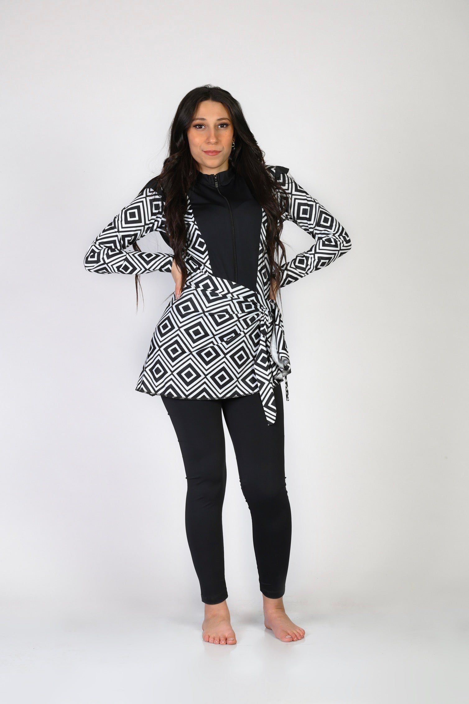 Black n White Gumus Swimsuit